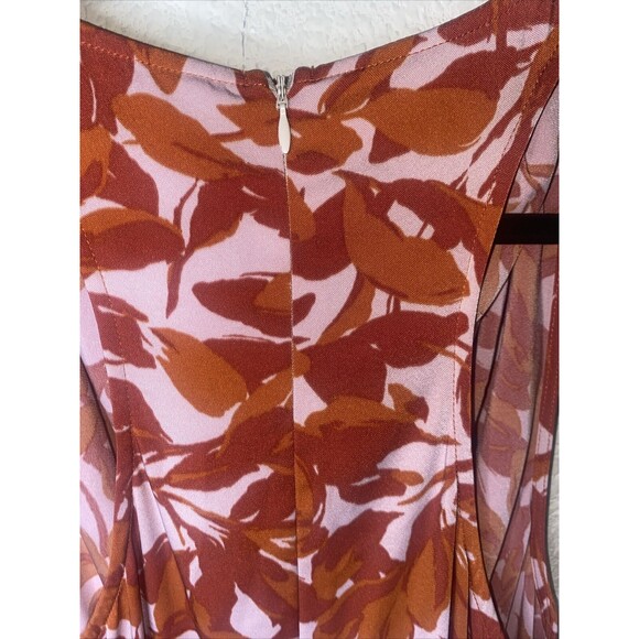 august 1 eight Floral Tank slip Dress Whimsical Fairy feminine romantic sexy L - Picture 6 of 10